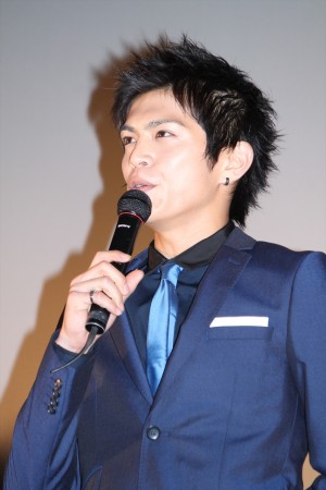 『貞子3D2』初日舞台挨拶に登場した山本裕典