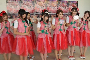 3rdシングル『GYO-ZA Party』発売記念イベントを行ったとちおとめ25