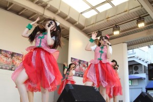 3rdシングル『GYO-ZA Party』発売記念イベントを行ったとちおとめ25