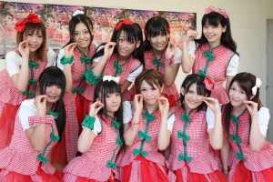 3rdシングル『GYO-ZA Party』発売記念イベントを行ったとちおとめ25