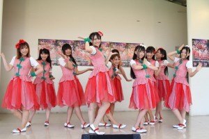 3rdシングル『GYO-ZA Party』発売記念イベントを行ったとちおとめ25