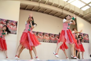 3rdシングル『GYO-ZA Party』発売記念イベントを行ったとちおとめ25