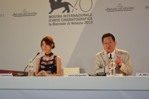 ベネチア国際映画祭『風立ちぬ』公式会見（瀧本美織、星野康二）