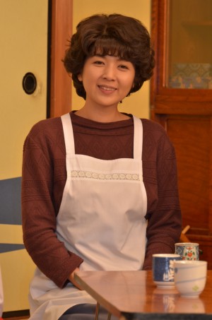 お母さん役の飯島直子、『スペシャルドラマ ちびまる子ちゃん』制作発表会見にて