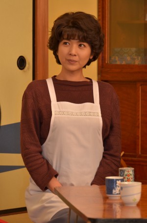 お母さん役の飯島直子、『スペシャルドラマ ちびまる子ちゃん』制作発表会見にて