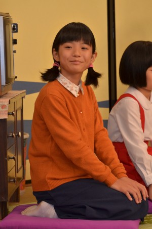 お姉ちゃん役の蒔田彩珠、『スペシャルドラマ ちびまる子ちゃん』制作発表会見にて