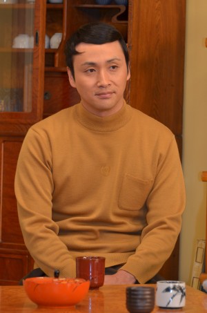 ヒロシ役の児嶋一哉、『スペシャルドラマ ちびまる子ちゃん』制作発表会見にて