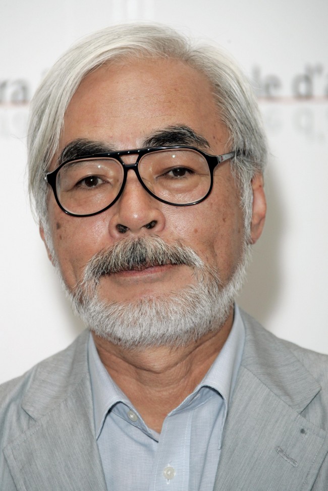 宮崎駿、Hayao Miyazaki、2005年10月7日VENICE, ITALY にて