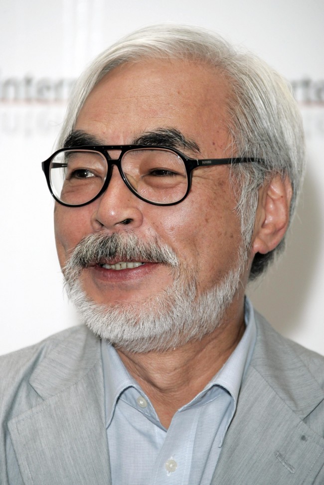宮崎駿、Hayao Miyazaki、2005年10月7日VENICE, ITALY にて