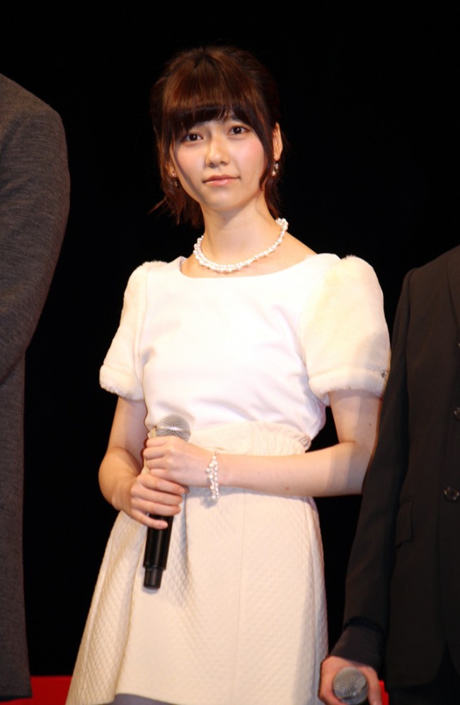 『劇場版 ATARU‐THE FIRST LOVE ＆ THE LAST KILL‐』完成披露試写会舞台挨拶（島崎遥香）