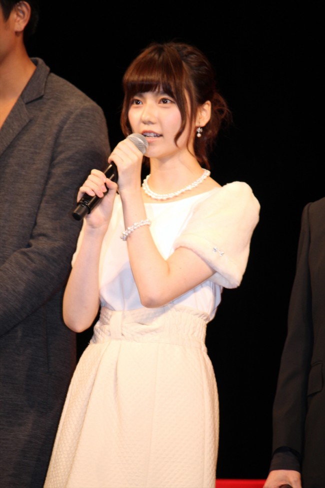 『劇場版 ATARU‐THE FIRST LOVE ＆ THE LAST KILL‐』完成披露試写会舞台挨拶（島崎遥香）