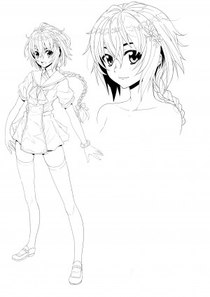 神坂版の共通メインヒロイン・宮龍院シア