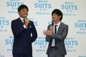 武田修宏、向井慧、海外ドラマ『SUITS／スーツ』DVDリリース記念イベントにて