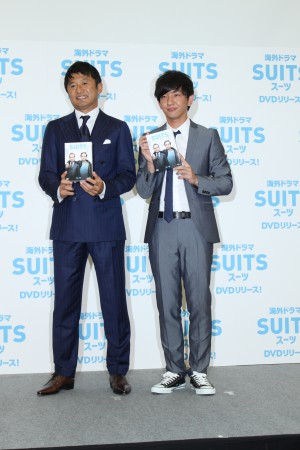 武田修宏、向井慧、海外ドラマ『SUITS／スーツ』DVDリリース記念イベントにて