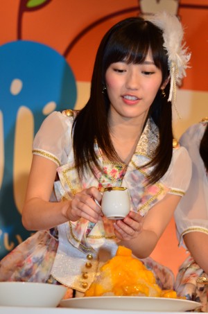 渡辺麻友、「JATA旅博2013 台北展示会」直前記者会見にて