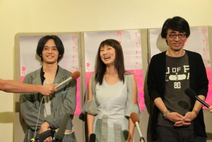 池松壮亮、夏菜、吉田大八『ぬるい毒』取材にて