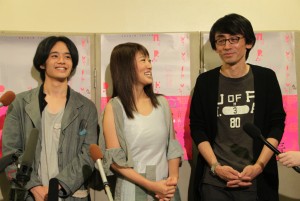 池松壮亮、夏菜、吉田大八、『ぬるい毒』取材にて