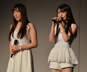 16回目のバースデーを迎えたモーニング娘。サブリーダー・譜久村聖（左）・道重さゆみ（右）