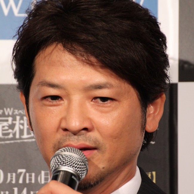 WOWOWドラマ「尾根のかなたに」完成披露会見2012/10/04、緒形直人