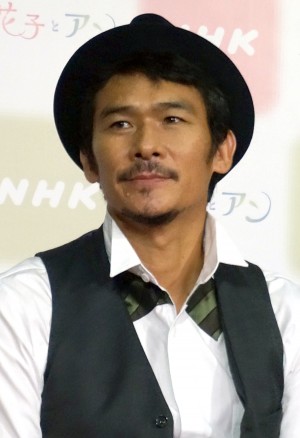 伊原剛志、NHK連続テレビ小説『花子とアン』出演者発表会見にて