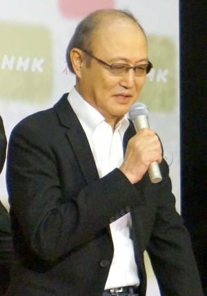 石橋蓮司、NHK連続テレビ小説『花子とアン』出演者発表会見にて