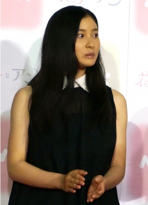 土屋太鳳、NHK連続テレビ小説『花子とアン』出演者発表会見にて