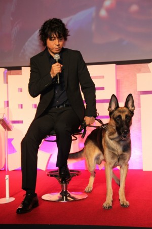 上川隆也、『特捜最前線2013～7頭の警察犬』製作発表記者会見にて