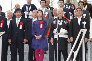 東京駅八重洲口「グランルーフ」オープニングセレモニーに出席した木村文乃