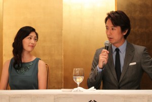 常盤貴子、谷原章介、『月に祈るピエロ』製作発表記者会見にて