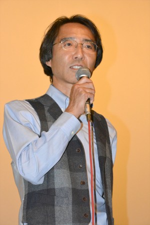映画『甘い鞭』初日舞台挨拶（大石圭氏）