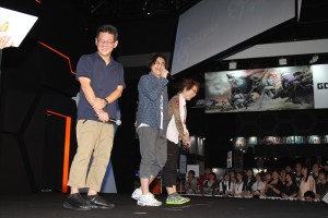 『スーパーロボット大戦OG INFINITE BATTLE』スペシャルステージに登壇した緑川光と置鮎龍太郎