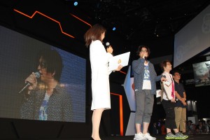 『スーパーロボット大戦OG INFINITE BATTLE』スペシャルステージに登壇した緑川光と置鮎龍太郎