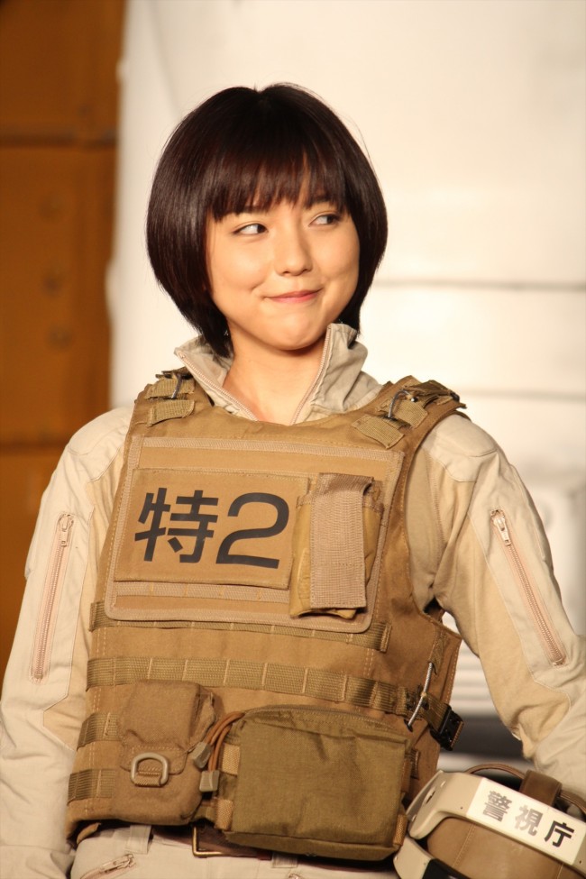 『THE NEXT GENERATION -PATLABOR-』製作発表記者会見に登場した真野恵里菜