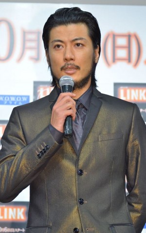 WOWOW連続ドラマW「LINK」の完成披露試写会に登壇した玉山鉄二