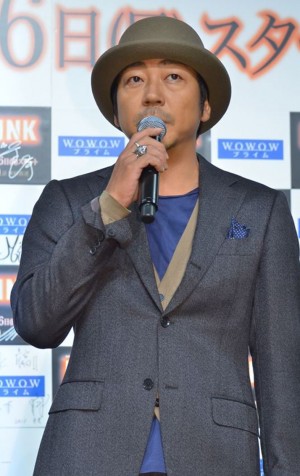 WOWOW連続ドラマW「LINK」の完成披露試写会に登壇した