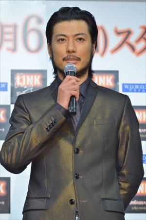 WOWOW連続ドラマW「LINK」の完成披露試写会に登壇した玉山鉄二