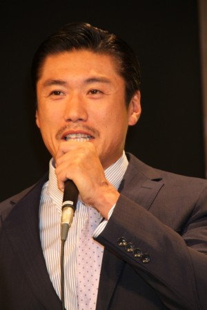 金子賢、『クロコーチ』制作発表記者会見にて