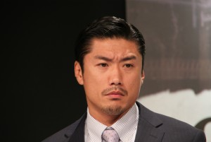 金子賢、『クロコーチ』制作発表記者会見にて