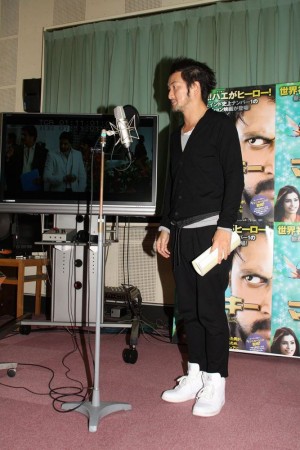『マッキー』公開アフレコを披露した中村獅童