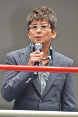 哀川翔、『タイガーマスク』スペシャルプレミア試写会にて