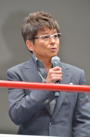 哀川翔、『タイガーマスク』スペシャルプレミア試写会にて