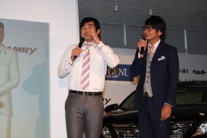 「CLUB GENT Supported by TOYOTA CAMRY」発足記念イベントに登場したハマカーン