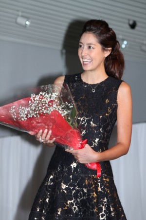 「CLUB GENT Supported by TOYOTA CAMRY」発足記念イベントに登場した森泉