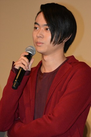 映画『陽だまりの彼女』初日舞台挨拶に出席した菅田将暉