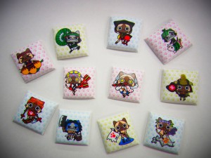 もこもこシールのデザイン「アイルー ご当地チロルアラカルト」