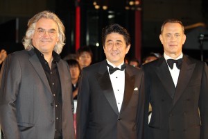 安倍晋三 内閣総理大臣、『キャプテン・フィリップス』（ステージイベント）