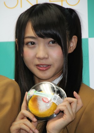 木崎ゆりあ、SKE48×ファミリーマート「Sweets＋宣伝部員 就任式」にて