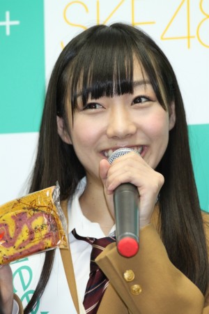 須田亜香里、SKE48×ファミリーマート「Sweets＋宣伝部員 就任式」にて