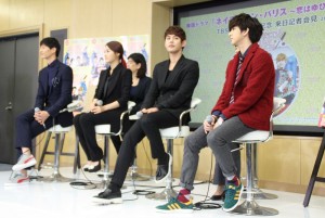 『ネイルサロン・パリス～恋はゆび先から～』来日記者会見にて