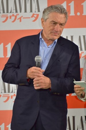 ロバート・デ・ニーロ、第26回東京国際映画祭『マラヴィータ』ジャパンプレミアにて